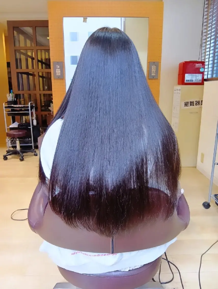 ロング 学生 縮毛矯正 カット 縮毛矯正 トリートメント 小林暢🌟Orque 髪質改善サロン🌙のヘアスタイル
