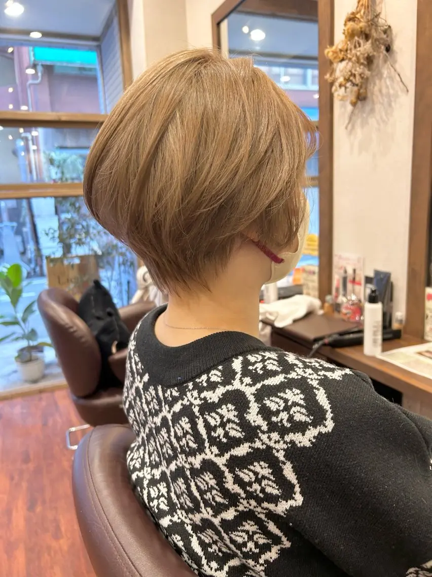 ショート ショートボブ ボブ ショートヘア Lien's 澤井✂️のヘアスタイル