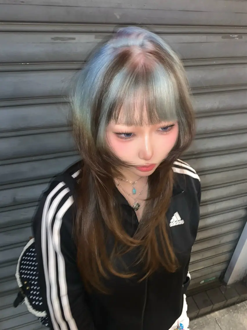 ロング カラー カット ヘアカラー トリートメント シャギー/y2k shunのヘアスタイル