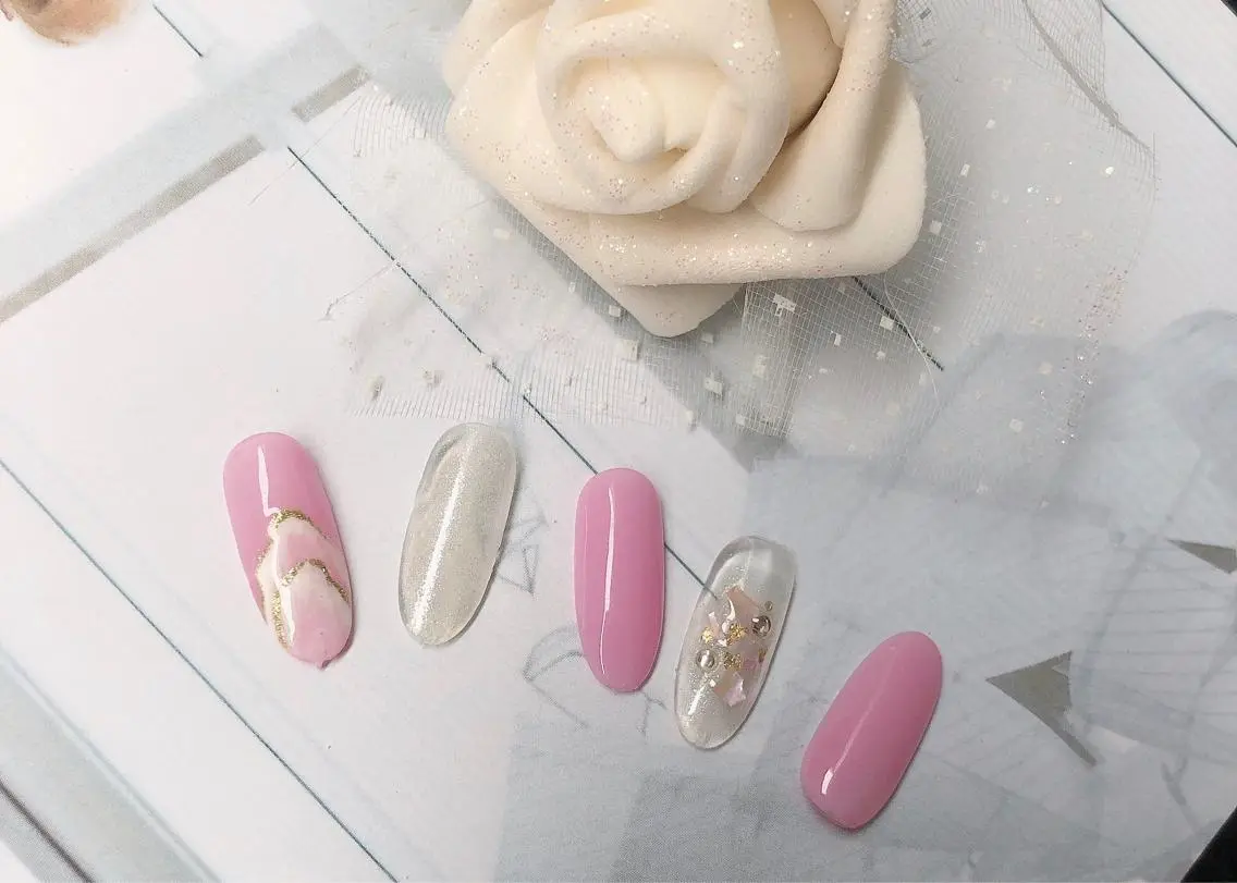 ネイル ハンドネイル OCEAN nail パラジェル　取扱い店のネイルデザイン