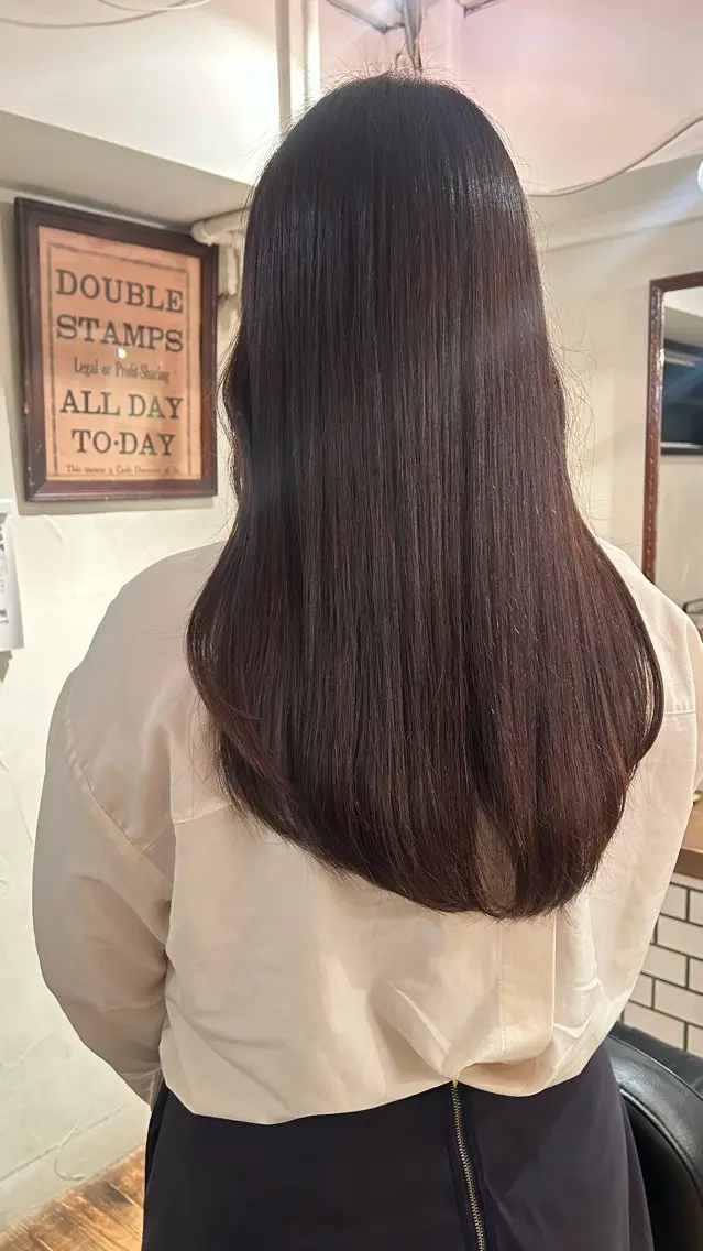 ロング すきバサミを使わない カット/Ⓜ️めぐみのヘアスタイル