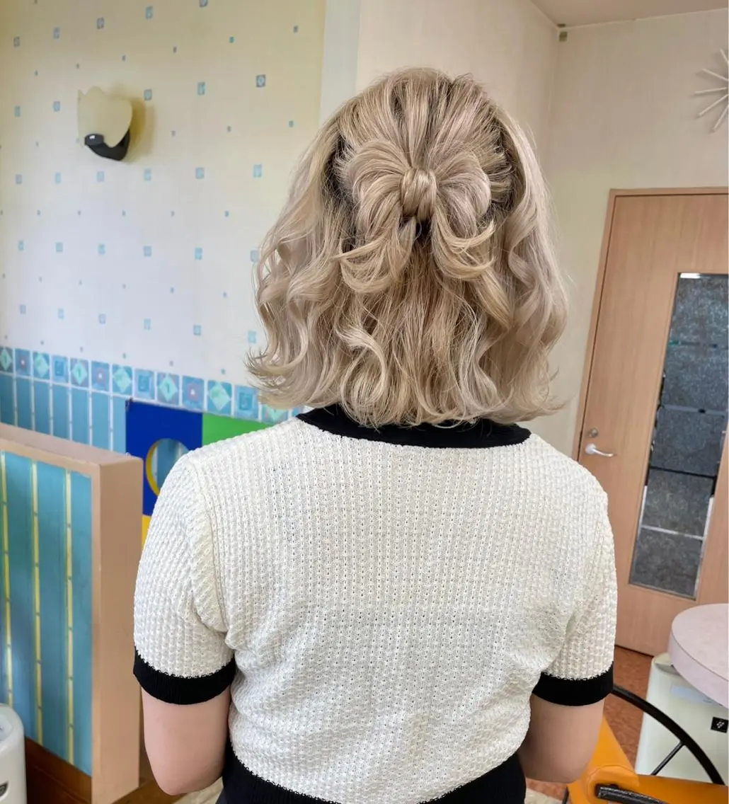 ショート ヘアアレンジ yui .のヘアスタイル