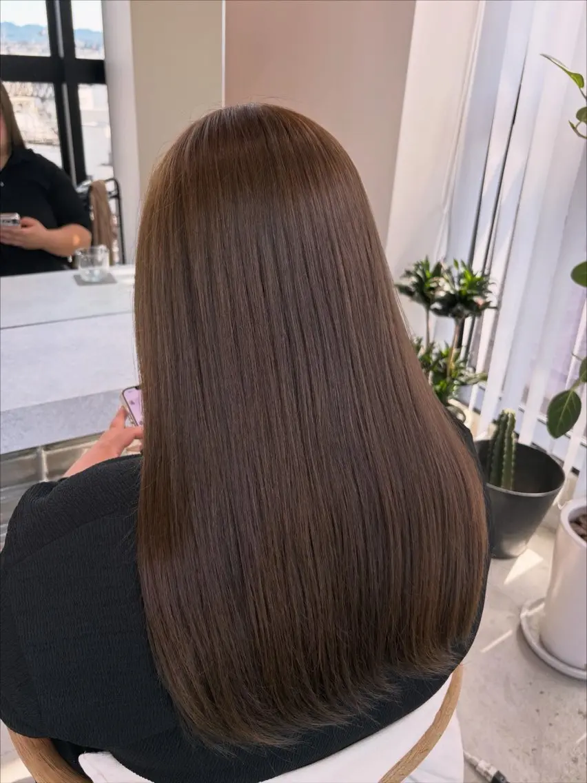 ロング ヘアカラー moa /大阪淡路美容室のヘアスタイル