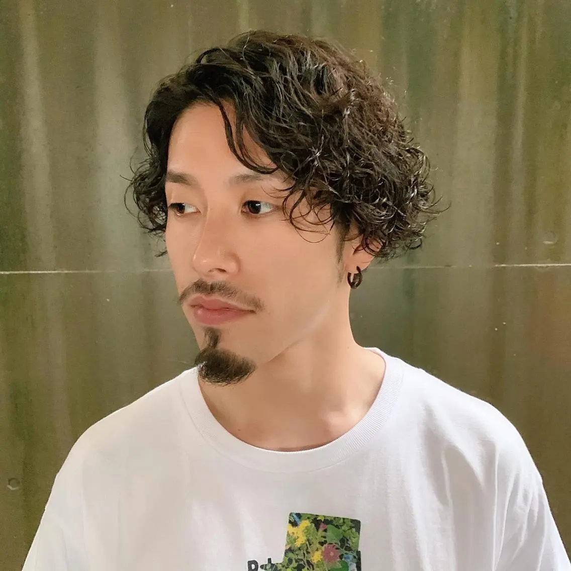 パーマ メンズ 中川 竜誠のヘアスタイル
