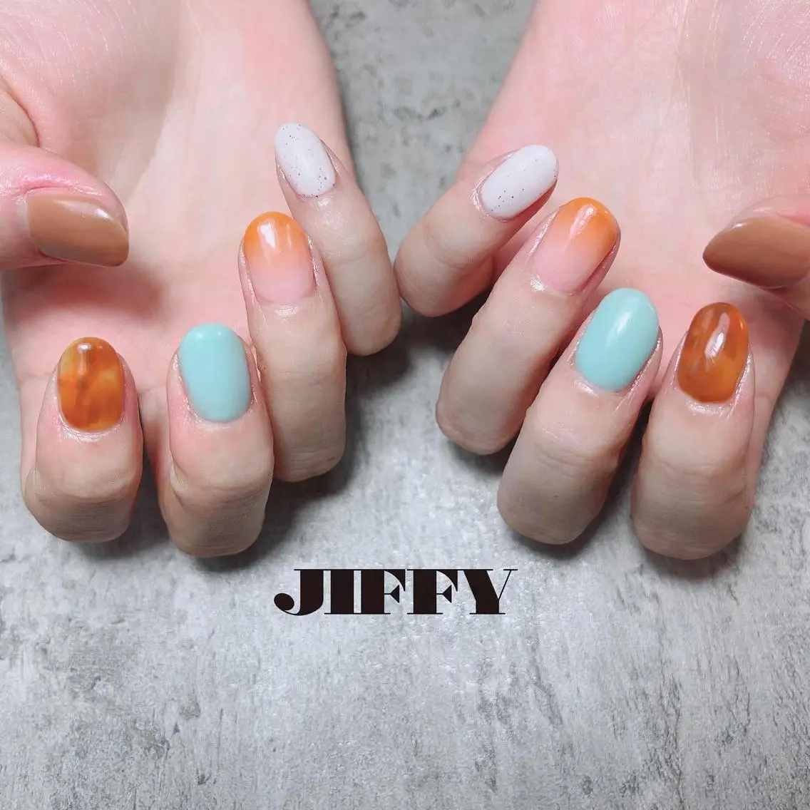 ネイル ニュアンスネイル JIFFY nailstudioのネイルデザイン