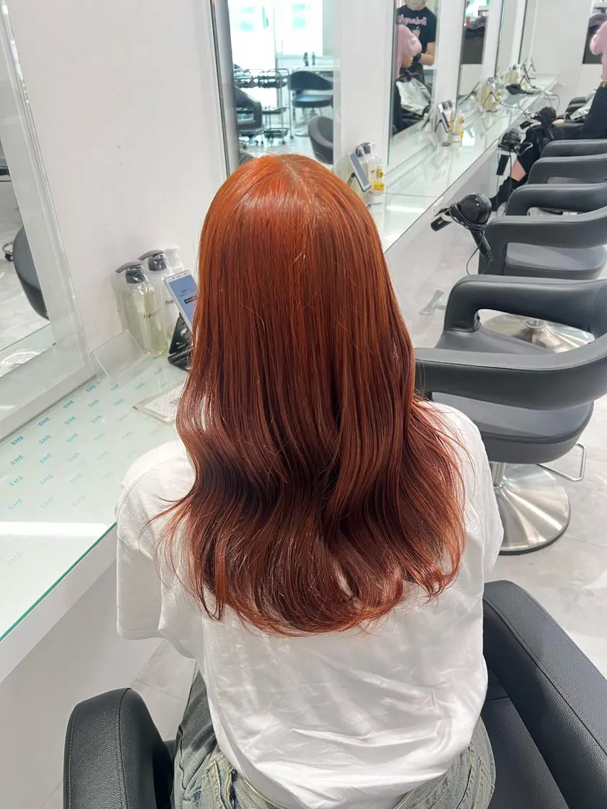 カラー ヘアカラー トリートメント ヘッドスパ ヘアセット ブリーチなし透明感 💗RYOTAのヘアスタイル