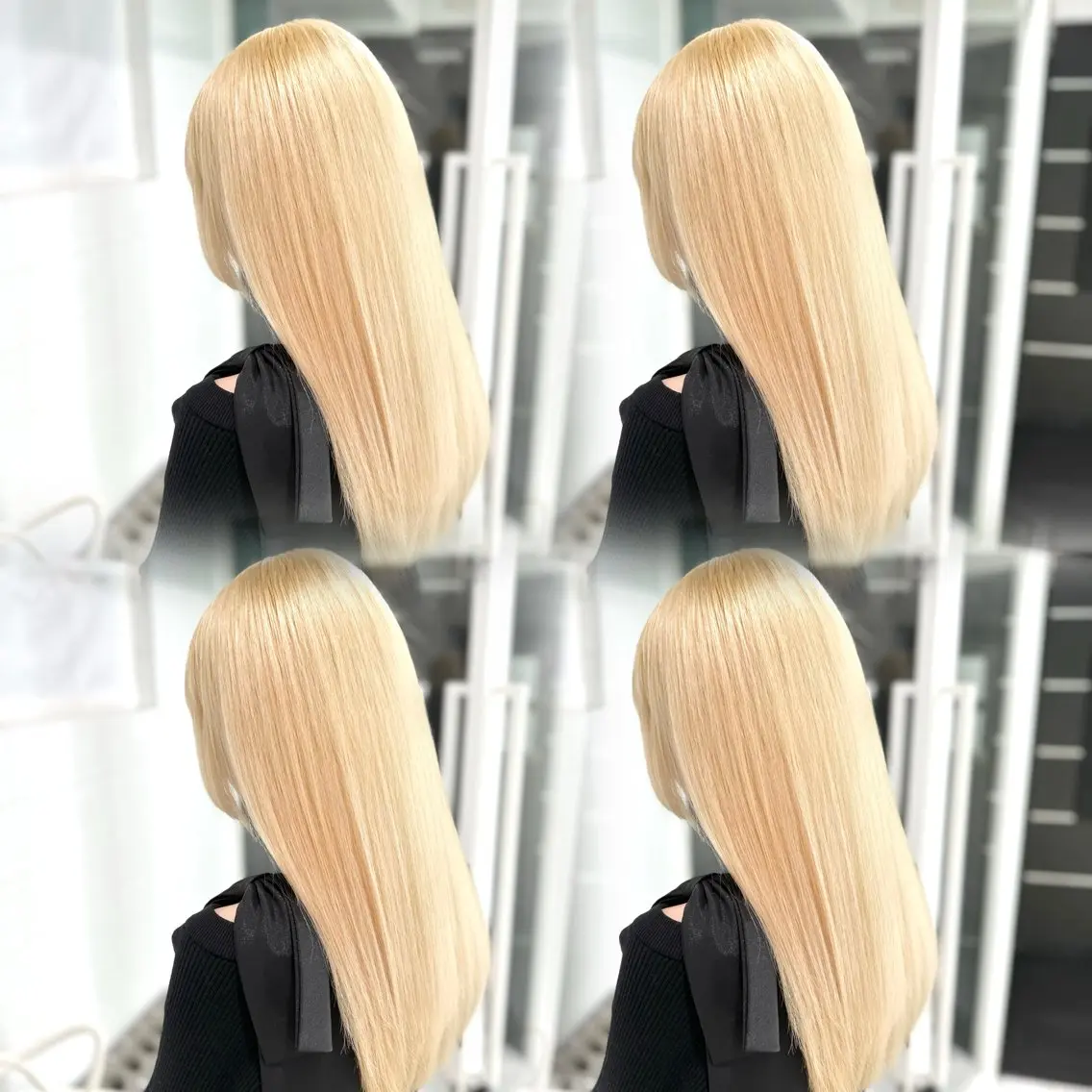 【SNS流入限定offクーポン③】ケアブリーチ×2+カラー+髪質改善トリートメントの写真