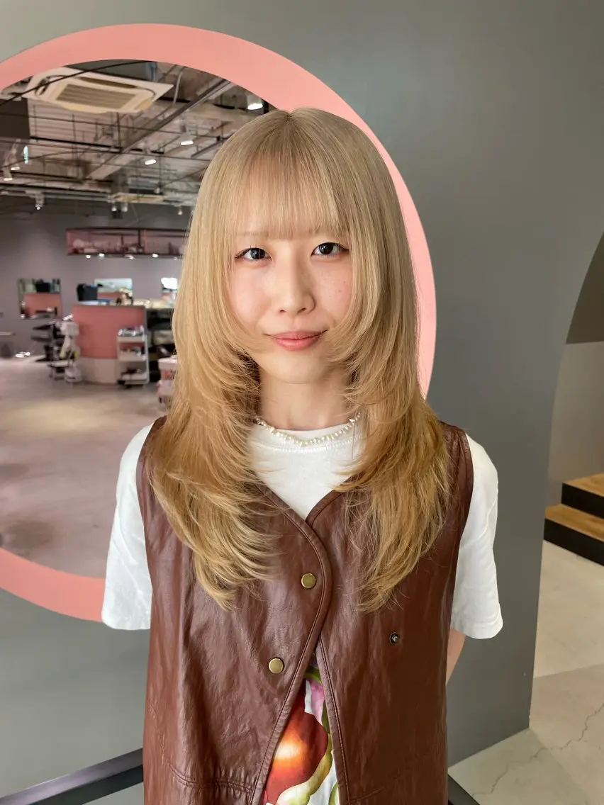 ロング カット ないとう ゆうかのヘアスタイル