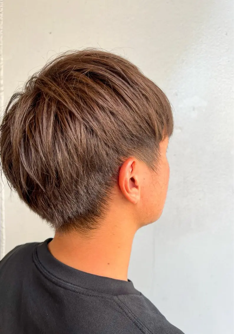 カラー メンズ 池田 隼のヘアスタイル