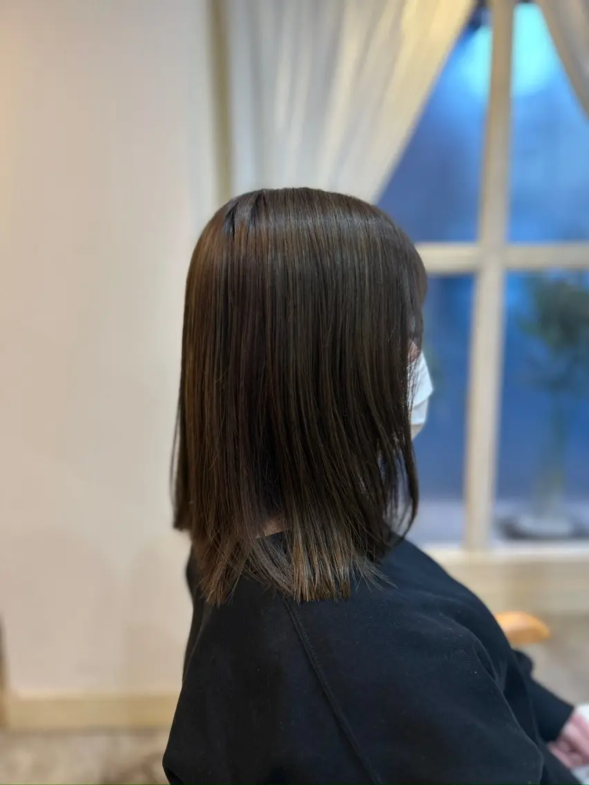 ミディアム カット ヘアカラー あっすー🐥 Canon artのヘアスタイル