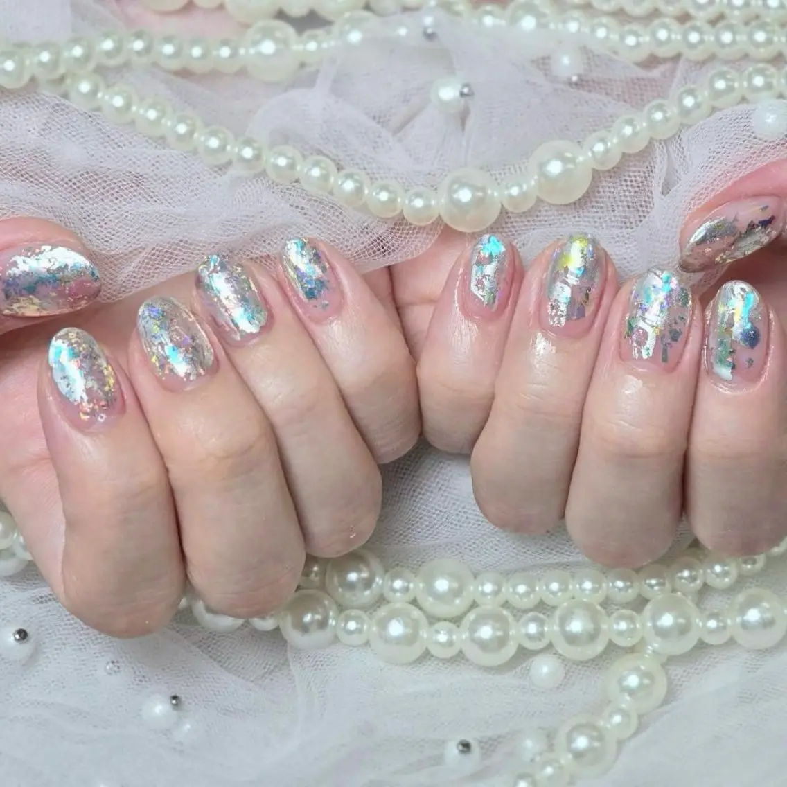 ネイル クリアネイル ニュアンスネイル シンプルネイル ハンドネイル Nail lieNのネイルデザイン