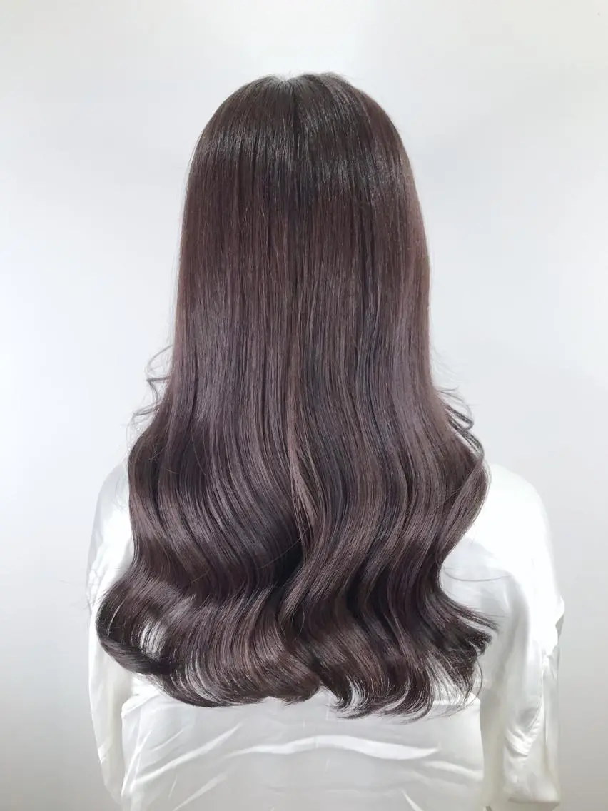 🗽カット & ダメージレスケアカラー& 4step Aujuaトリートメントの写真