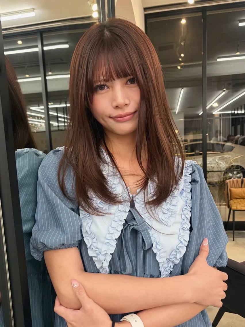 ロング くろかわ まいのヘアスタイル