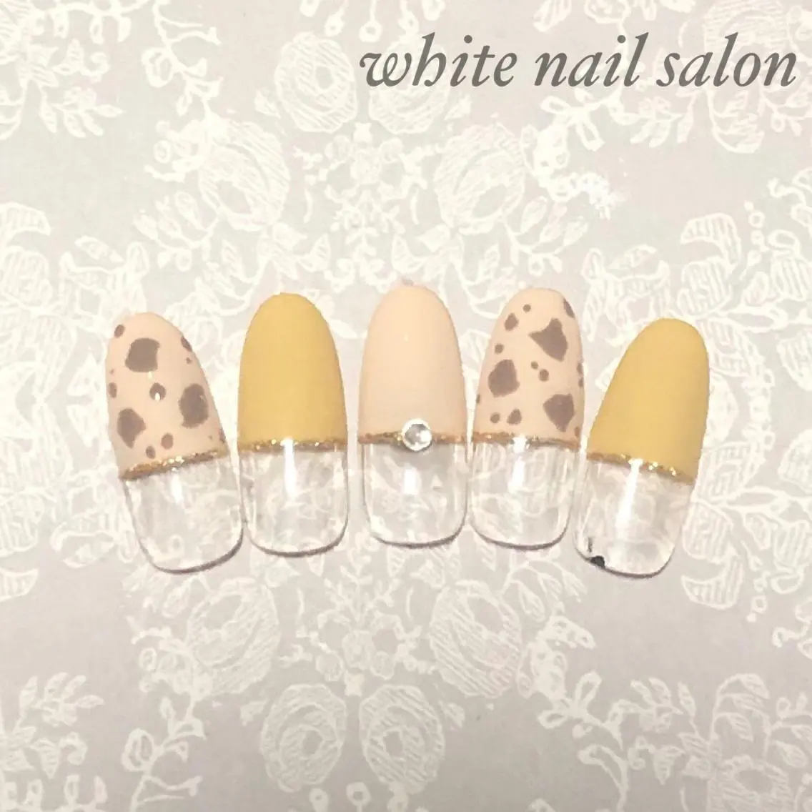 ネイル アートネイル フットネイル フレンチネイル ジェルネイル ハードジェル ハンドネイル white nail salonのネイルデザイン
