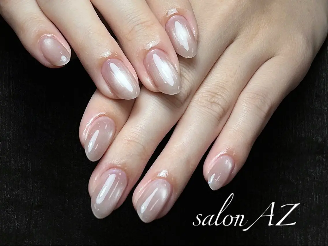 ネイル アートネイル フットネイル フレンチネイル マグネットネイル 持ち込み ハンドネイル salonAZ Miaのネイルデザイン