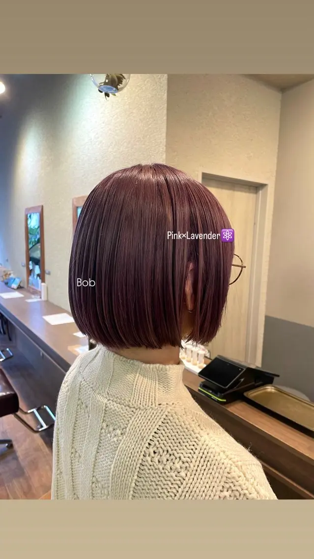 ショート カット ヘアカラー オオシマ ミユのヘアスタイル