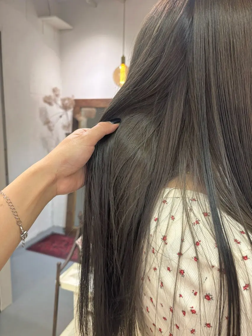 ロング カラー ヘアカラー ooitヨシダ ミナミのヘアスタイル