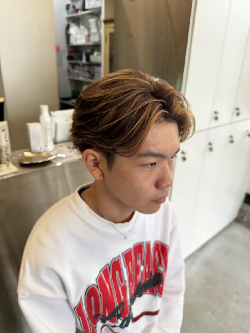 メンズ カット ヘアカラー yuimarl切田 はじめ✨のヘアスタイル
