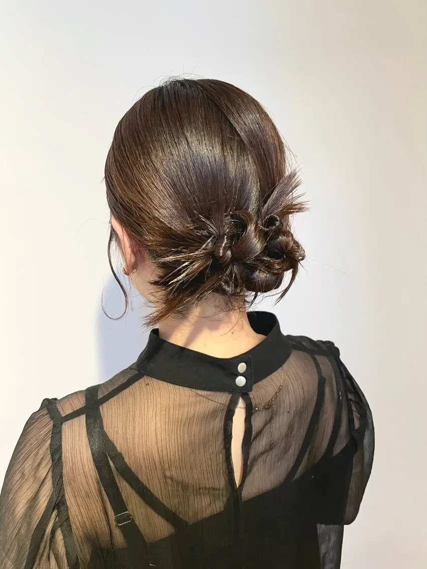 ヘアセットの写真
