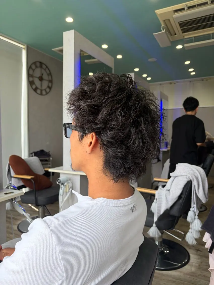 メンズパーマ&カット！の写真