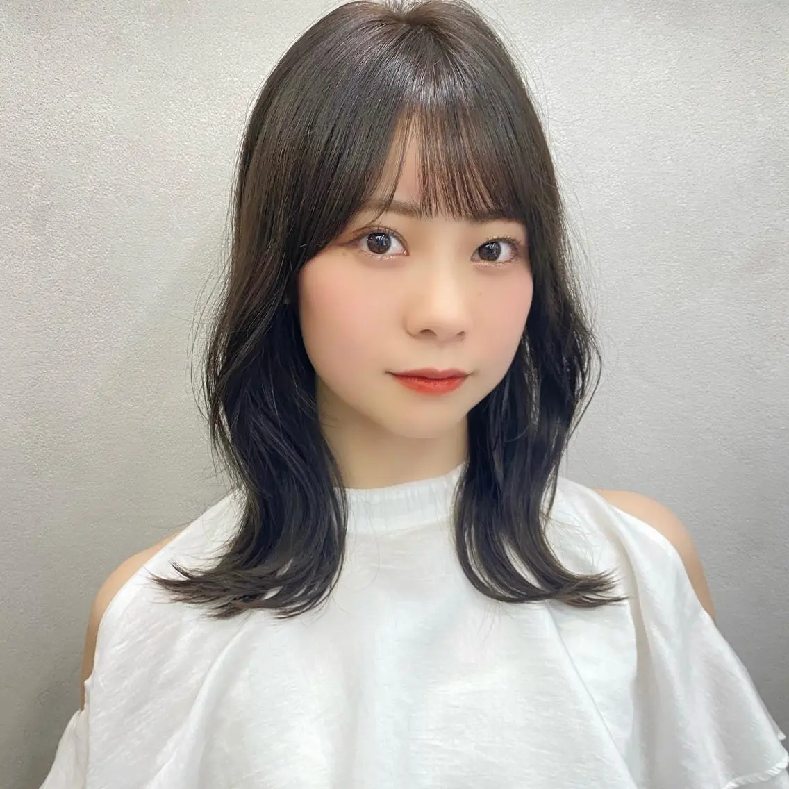 ミディアム 似合わせカット てーと /レイヤーカットのヘアスタイル