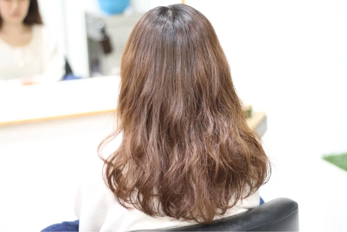 セミロング パーマ セミロングパーマ 矢島 真樹のヘアスタイル