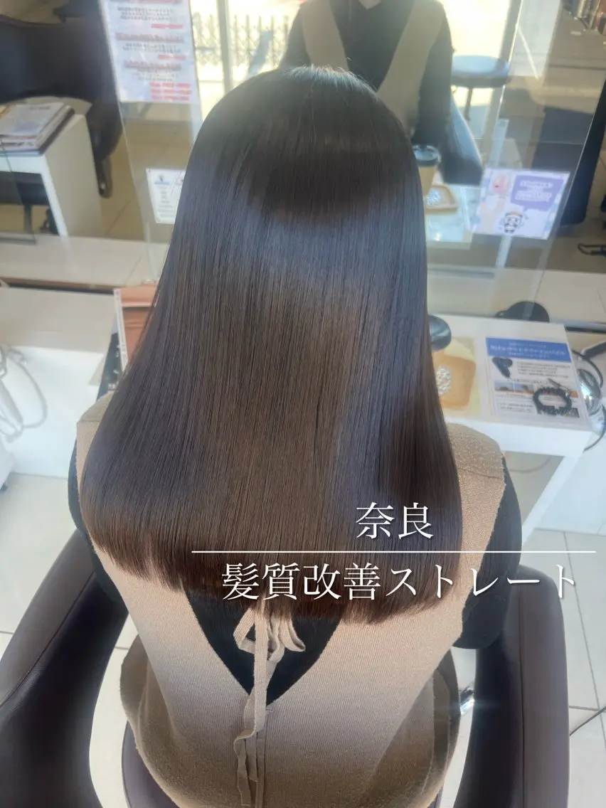 ロング パーマ カット 縮毛矯正 TELA HAIR 石岡♡ａｉｋａのヘアスタイル