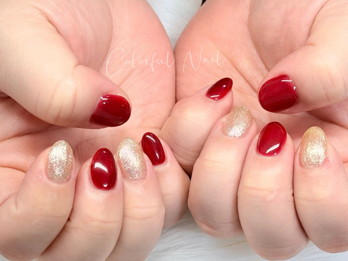 ネイル フラッシュネイル フットネイル フレンチネイル ジェルネイル ガラスフレンチ 🎀Colorful 💅Nailのネイルデザイン
