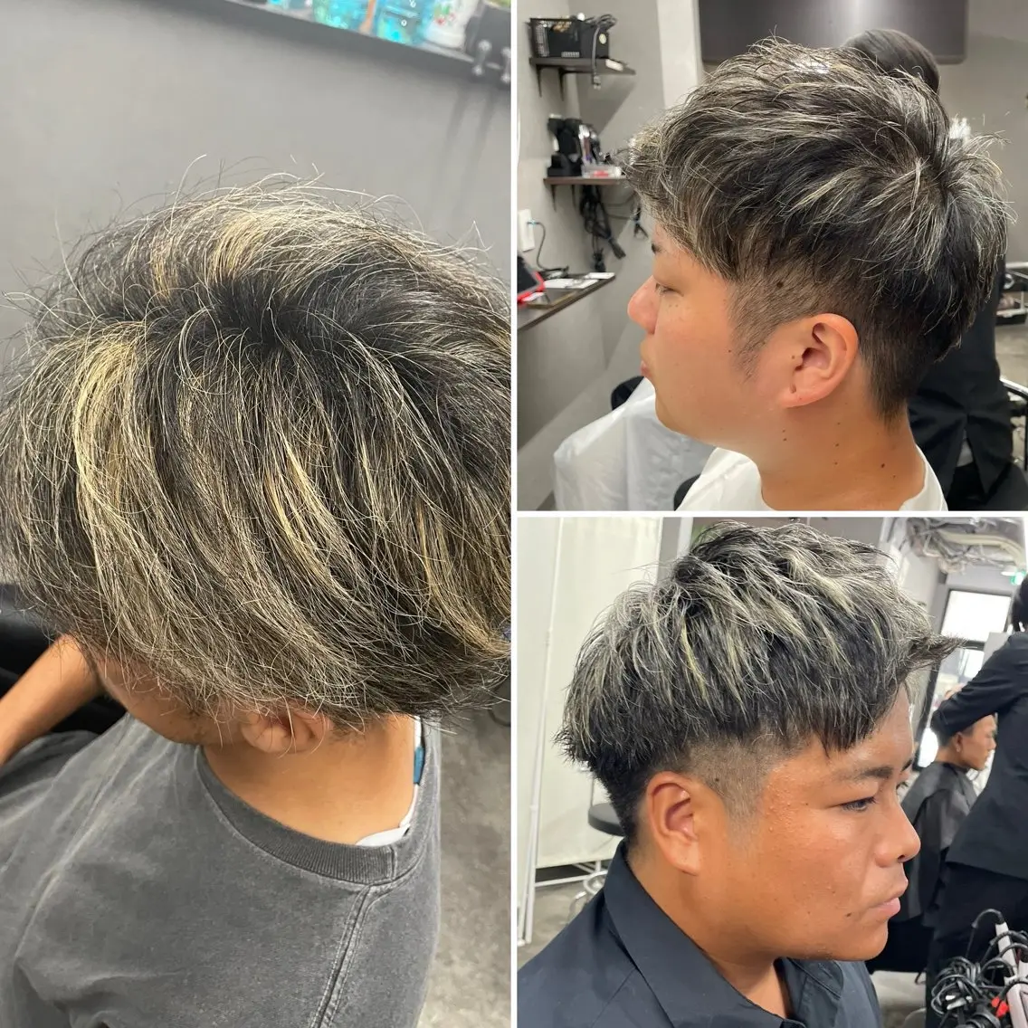 🌺大絶賛🌺メッシュキャップハイライトカラー、メンズカット✂️🩵 極上の妥協しない仕上がりをこの価格で👀‼️🉐の写真