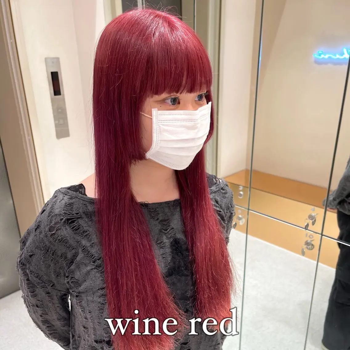 ロング カラー カット ヘアカラー トリートメント ✨縮毛矯正　韓国ヘア レイヤー✨大濱快斗のヘアスタイル