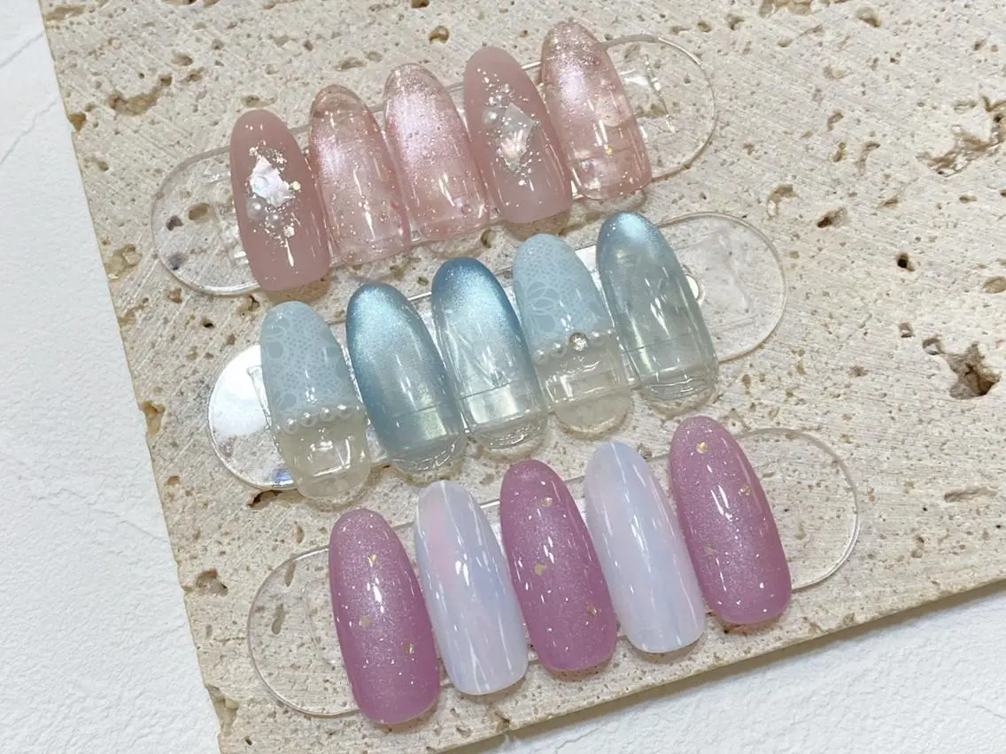 【オフあり】初回ソフトジェルオフ無料人気No1 定額トレンドデザイン Hand Gel 平日¥6300/土日祝¥6800の写真