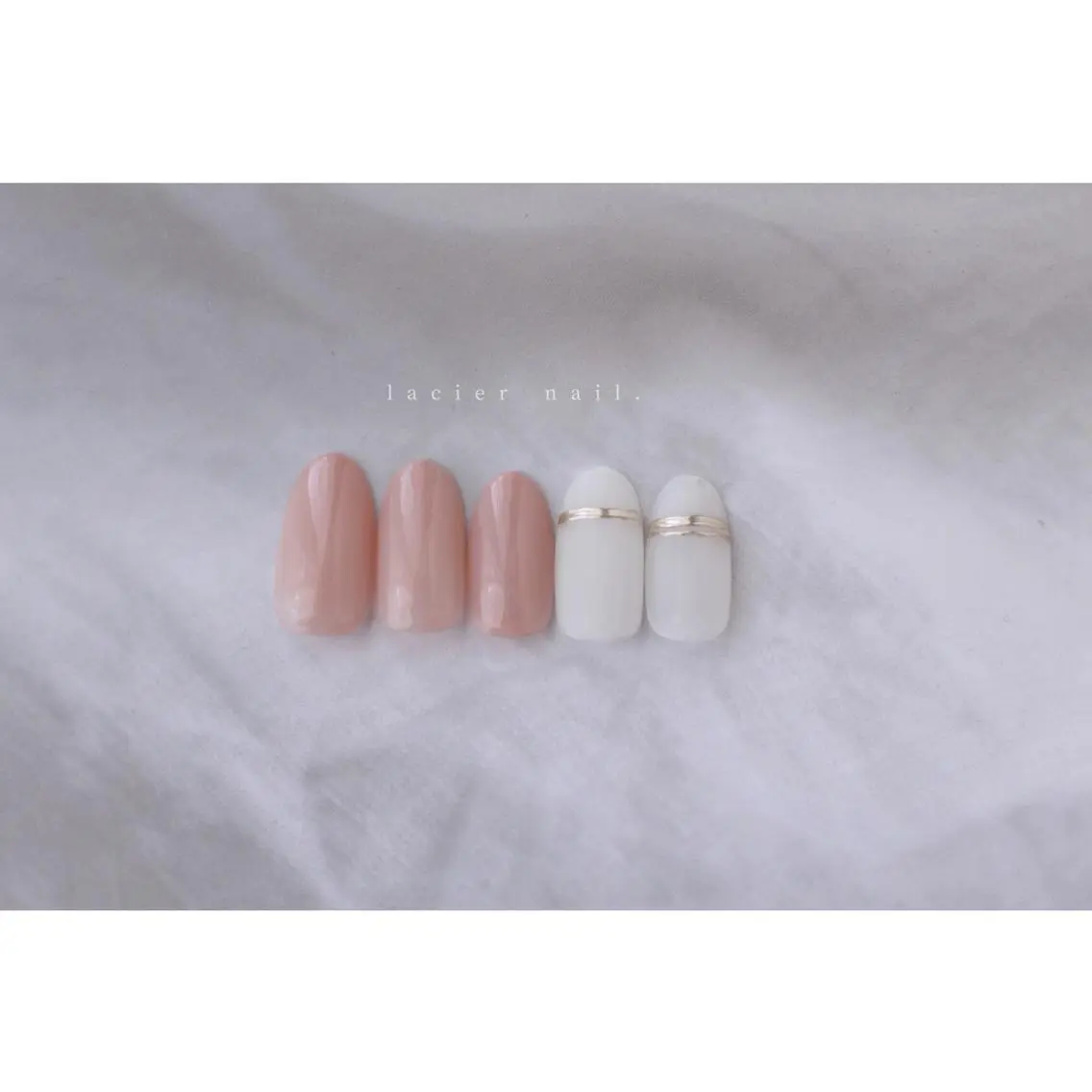 ネイル アートネイル フレンチネイル 氷ネイル・うるうるネイル マグネットネイル ミラーネイル lacier nailのネイルデザイン