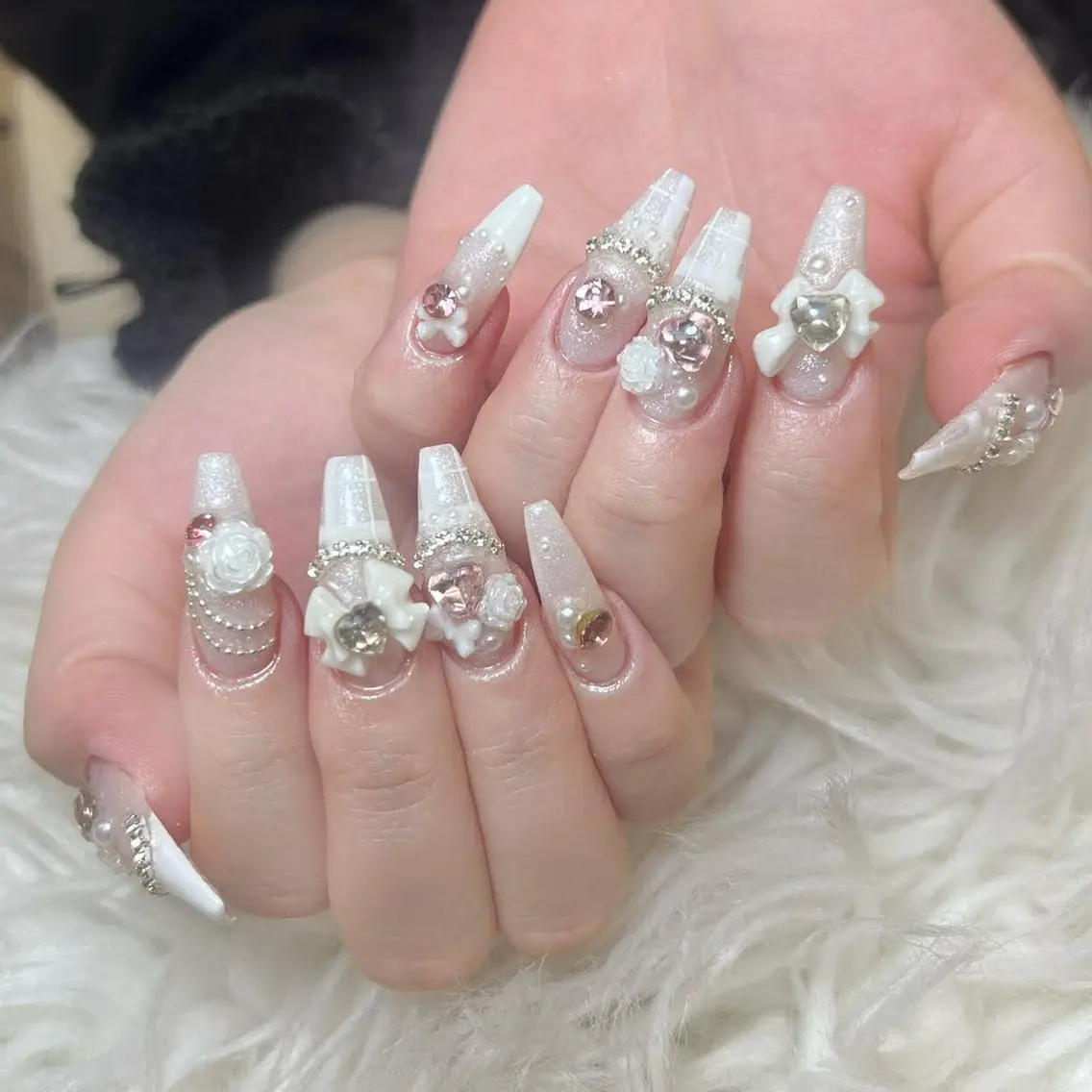 ネイル ハンドネイル ANH ゴテゴテネイルのネイルデザイン