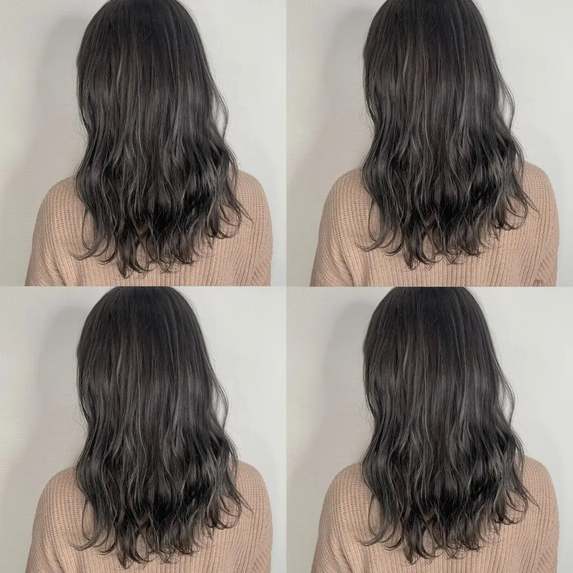 ロング ヘアカラー 袴田 伊代のヘアスタイル