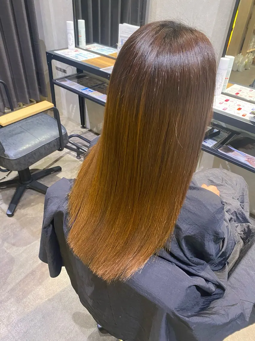 ロング 透明感カラー🫧🎀 まりなのヘアスタイル