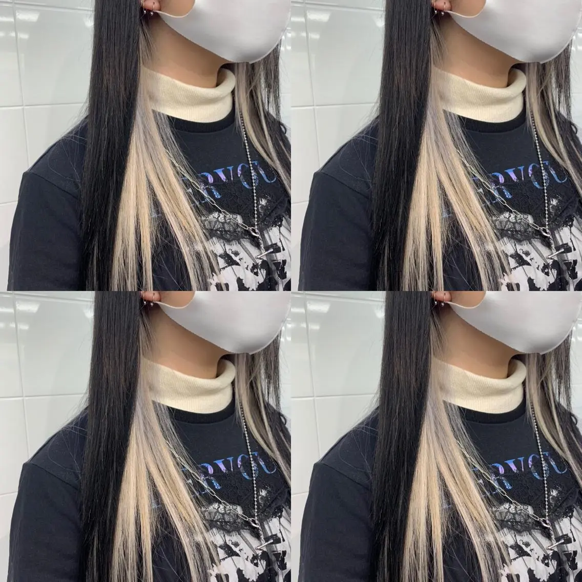 ロング ヘアカラー エクステ プルエクステ 🖤MIYUのヘアスタイル