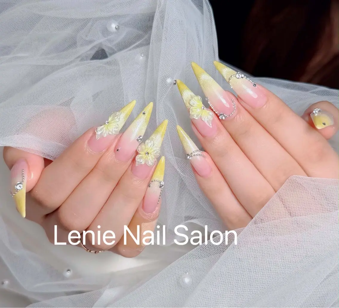 ネイル アートネイル 韓国ネイル 持ち込み ワンホンネイル ハンドネイル Lenie Nail Salonのネイルデザイン