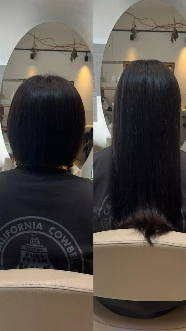 ロング 髪質改善 トリートメント 野村 奈里亜のヘアスタイル
