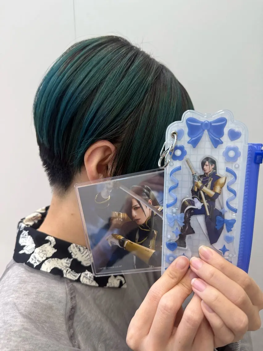 ショート ヘアカラー トリートメント インナーカラー 推し ブリーチ 髪質改善のヘアスタイル