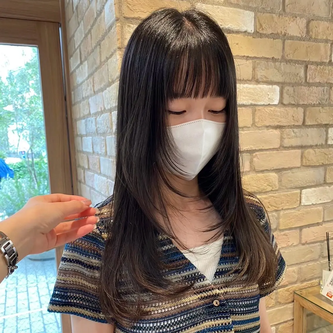 【レイヤーカット】顔周りレイヤーの写真