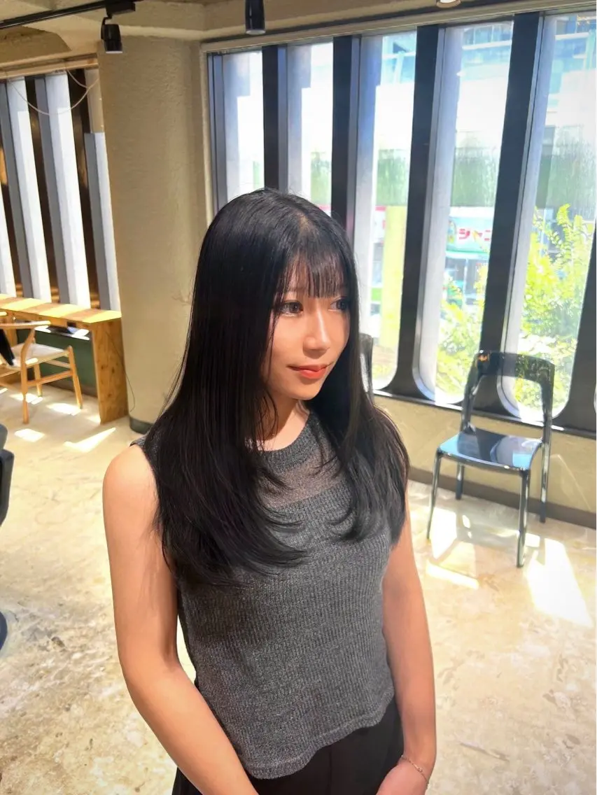 ミディアム カット 💖梅田レイヤー💖 副店長Tsubasaのヘアスタイル