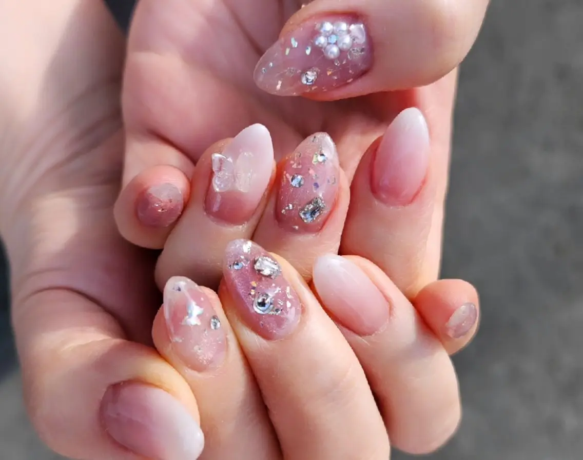 ネイル アートネイル ハンドネイル shellnail さなえのネイルデザイン
