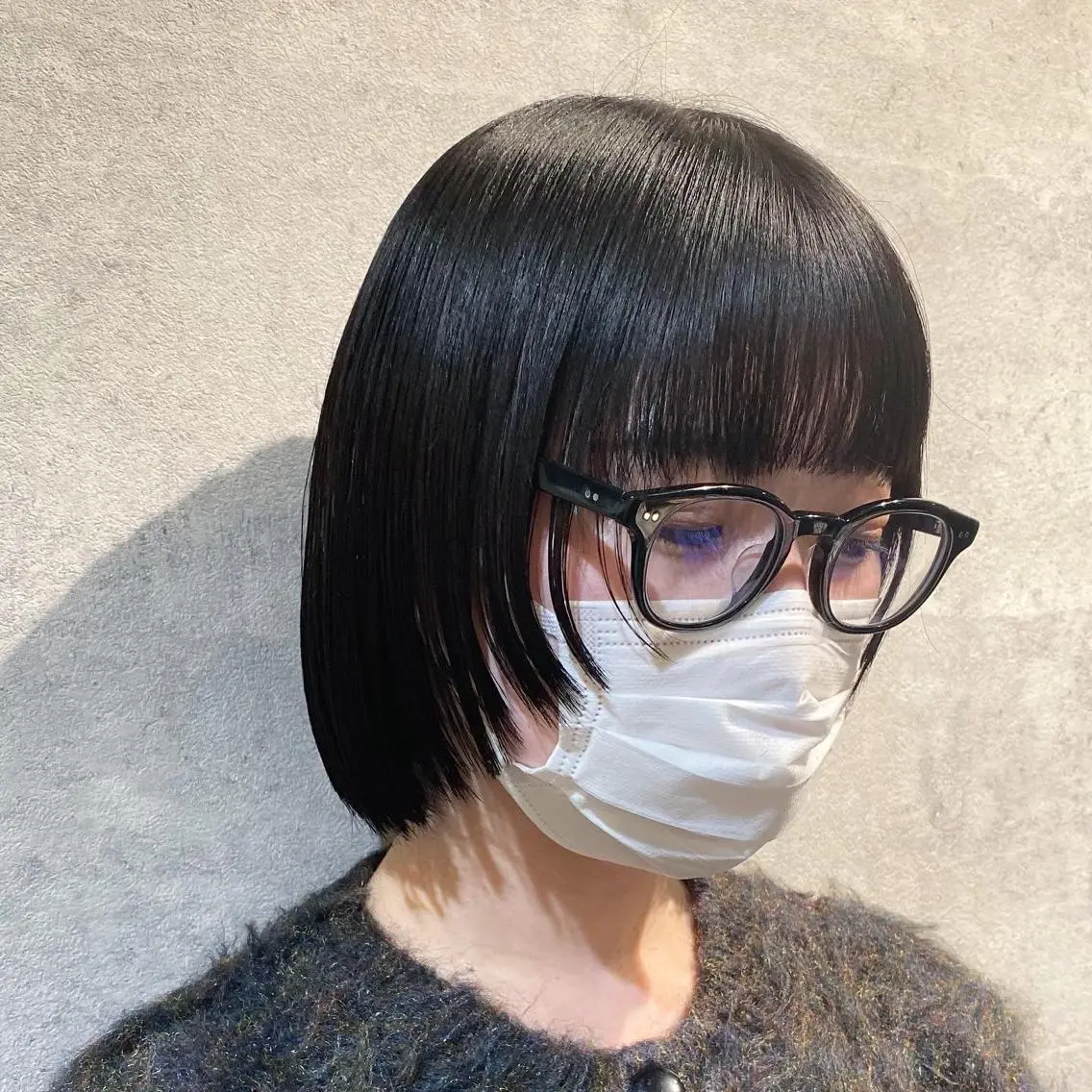 ☔️【顔まわりの救世主/自然なストレート】クオライン前髪縮毛矯正+全体カットで印象チェンジ✨の写真