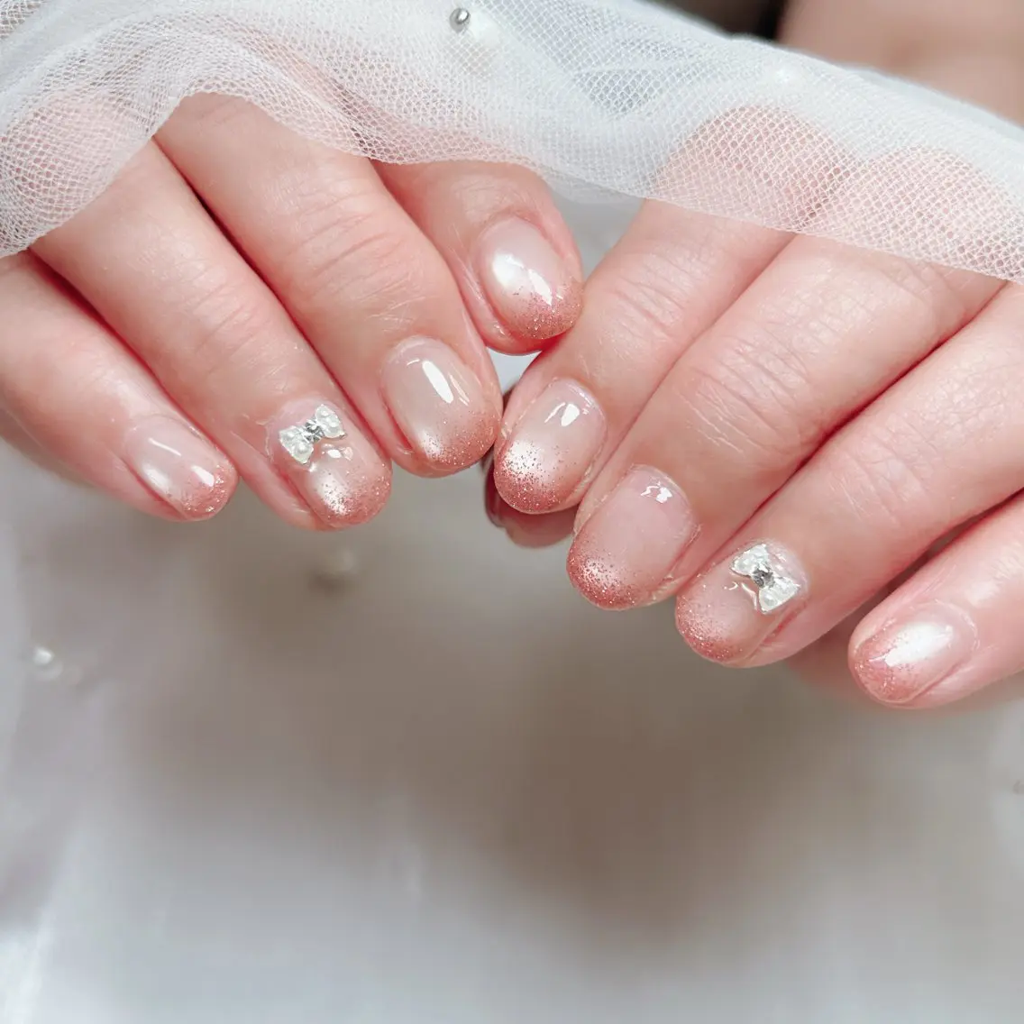 ネイル ジェルネイル グラデーション シンプルネイル ハンドネイル cuteTips ユイのネイルデザイン