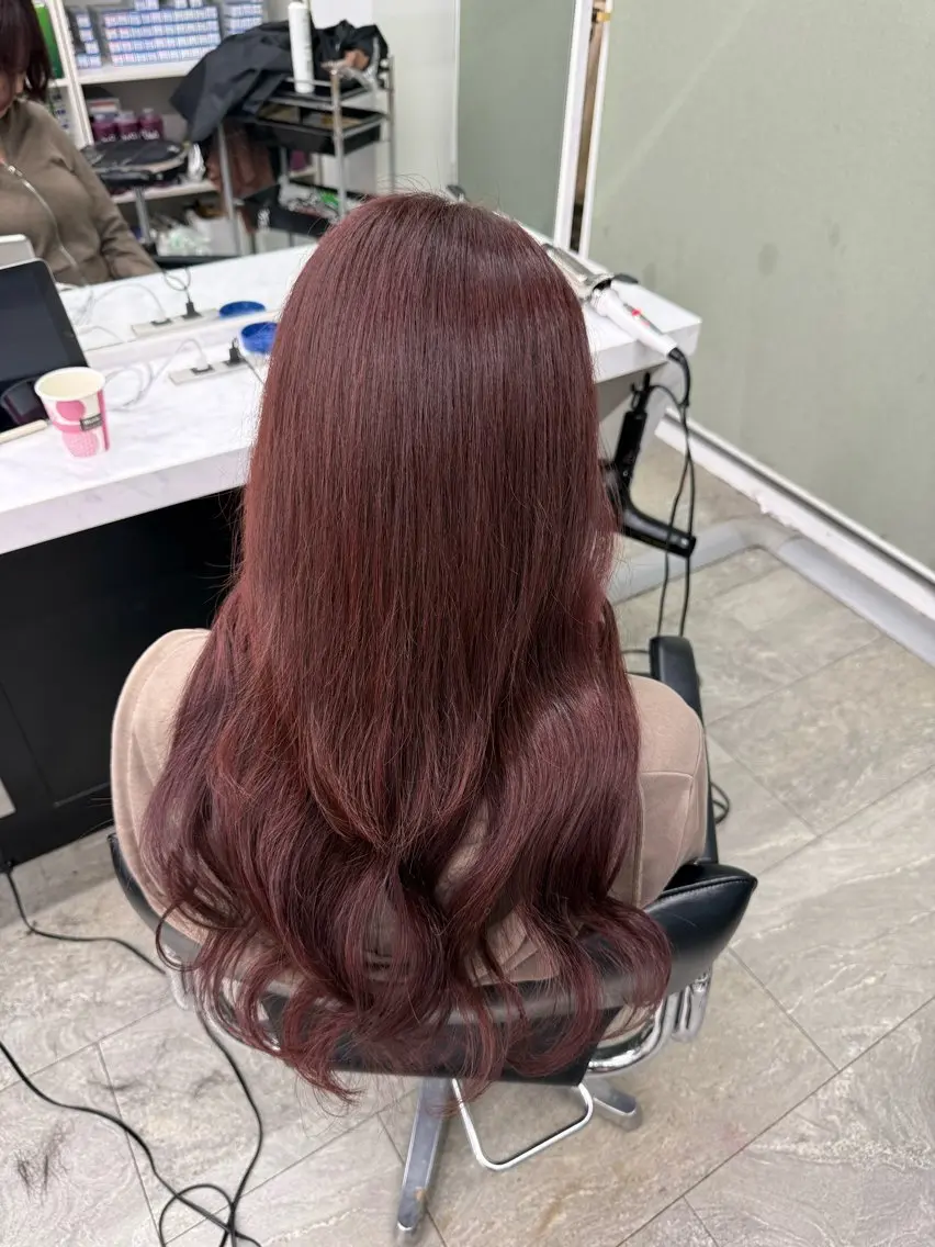 ロング カラー ヘアカラー トリートメント miwa 🖤のヘアスタイル