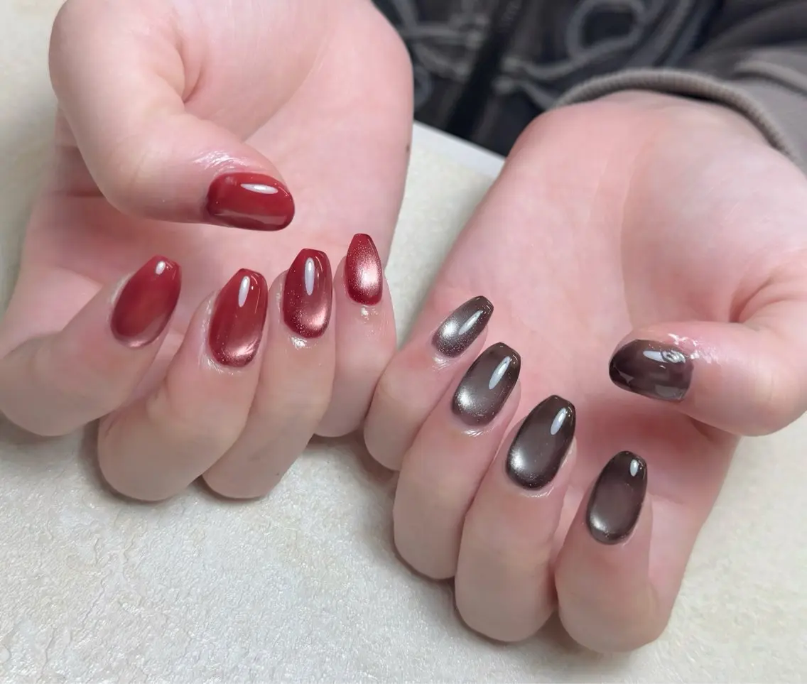 ネイル アートネイル 長さ出し フレンチネイル ジェルネイル ガーリー ハンドネイル 中野駅から2分 MEO NAILのネイルデザイン