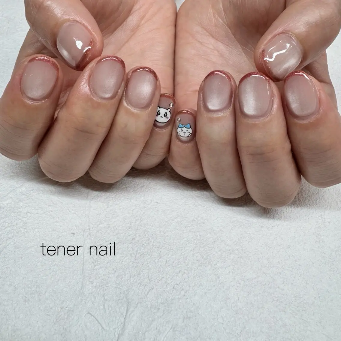 ネイル フレンチネイル ハンドネイル テネルネイル tener nailのネイルデザイン