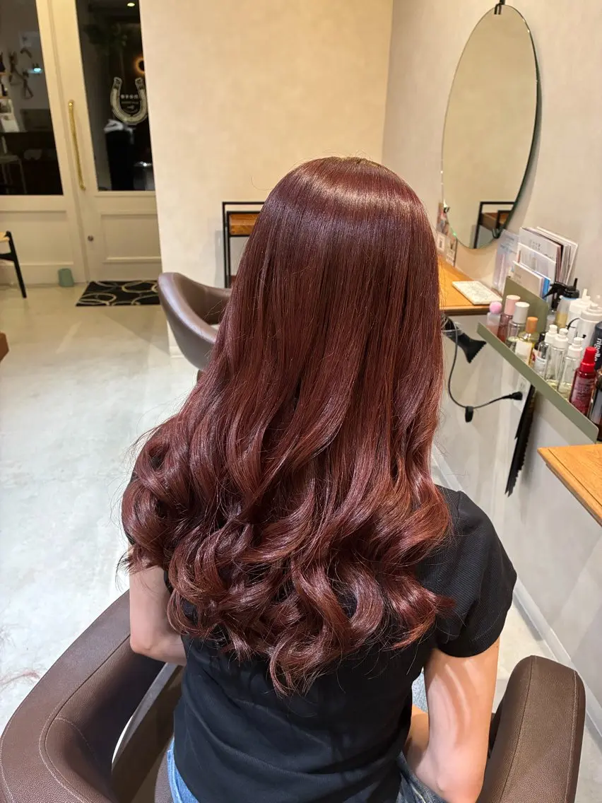 ロング 透明感カラー/大城 かえでのヘアスタイル