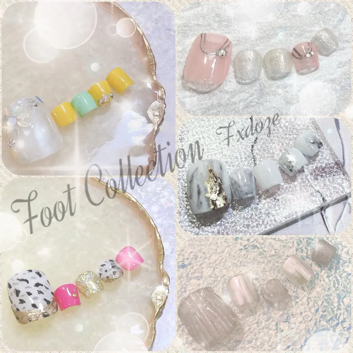 ネイル フットネイル 春ネイル fxdoze Manakaのネイルデザイン