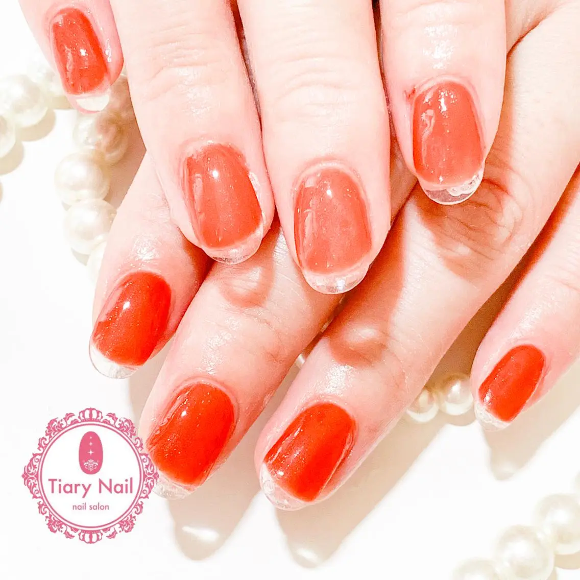 ネイル ハンドネイル 💗🪽Tiary Nail🪽💗のネイルデザイン